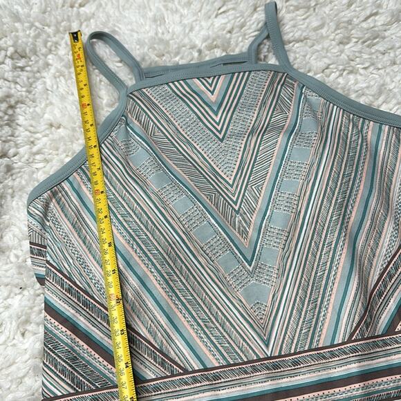 Prana Women's Dresses Prana Ardor Dress Aqua Halter Built in Bra ZZ25 - Picture 7 of 9